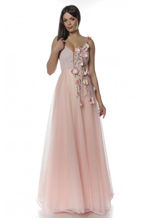 Rochie plasa si aplicatii 3D Tonia